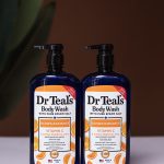 Dr Teal's Body Wash with Pure Epsom Salt, Glow & Radiance with Vitamin C & Citrus Essential Oils, 24oz